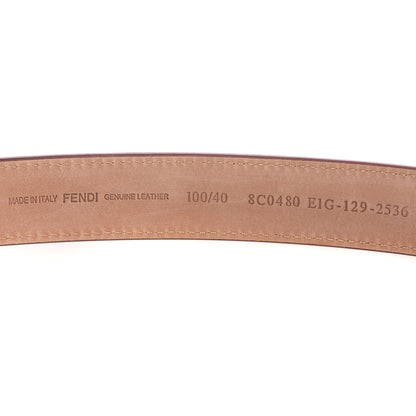 Fendi Leather Classic Belt 100 40 Red 3 of 7