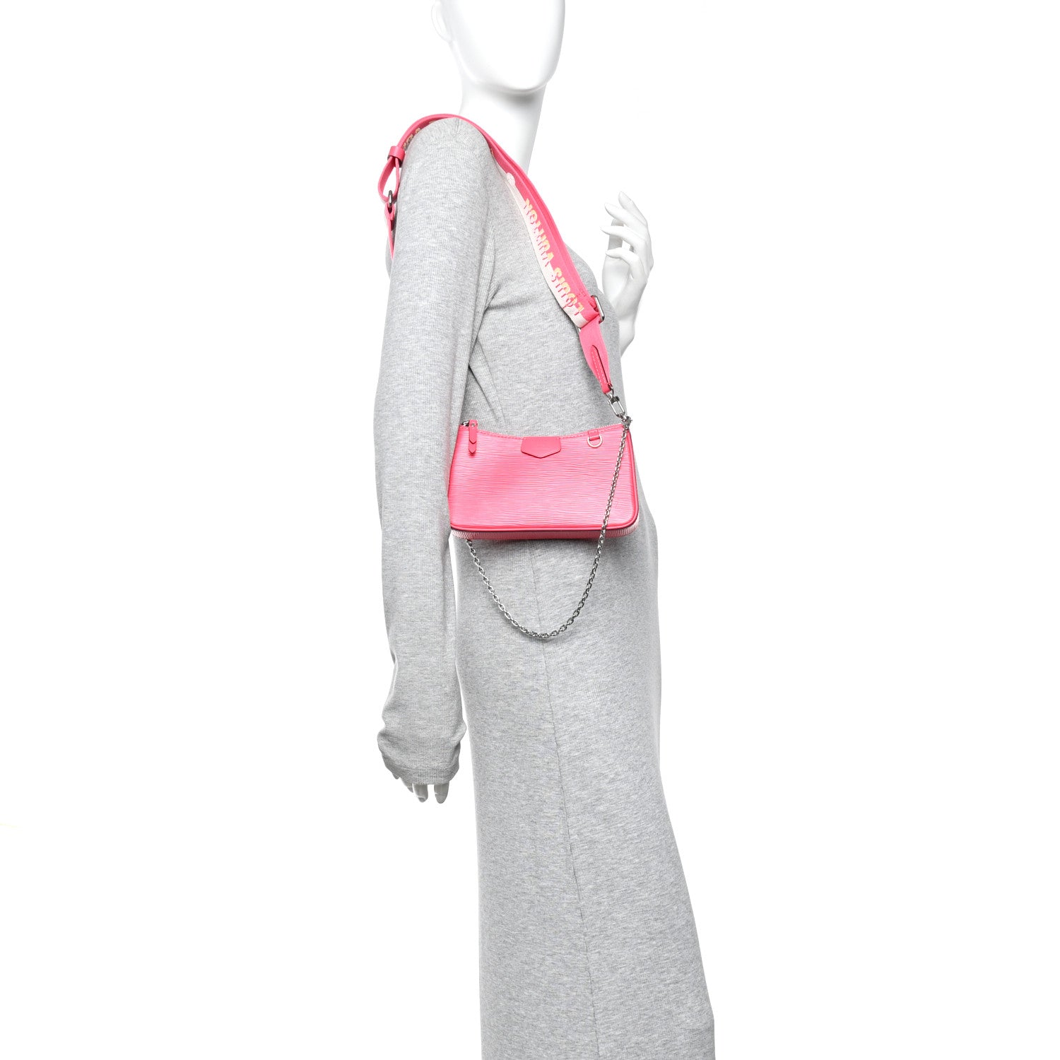 Louis Vuitton Epi Easy Pouch On Strap Dragon Fruit 2 of 9