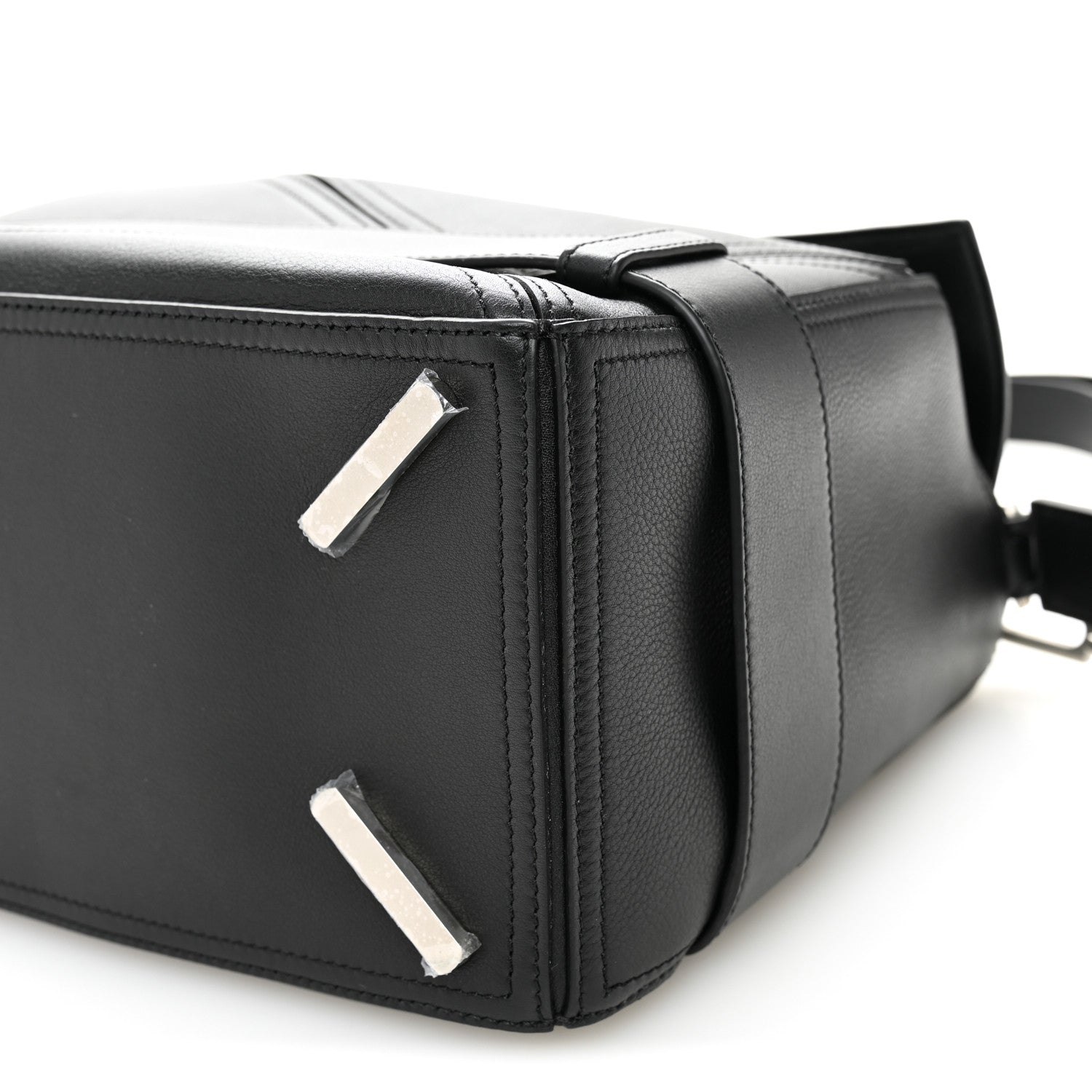 Loewe Shiny Calfskin Large Puzzle Biker Bag Black 9 of 10