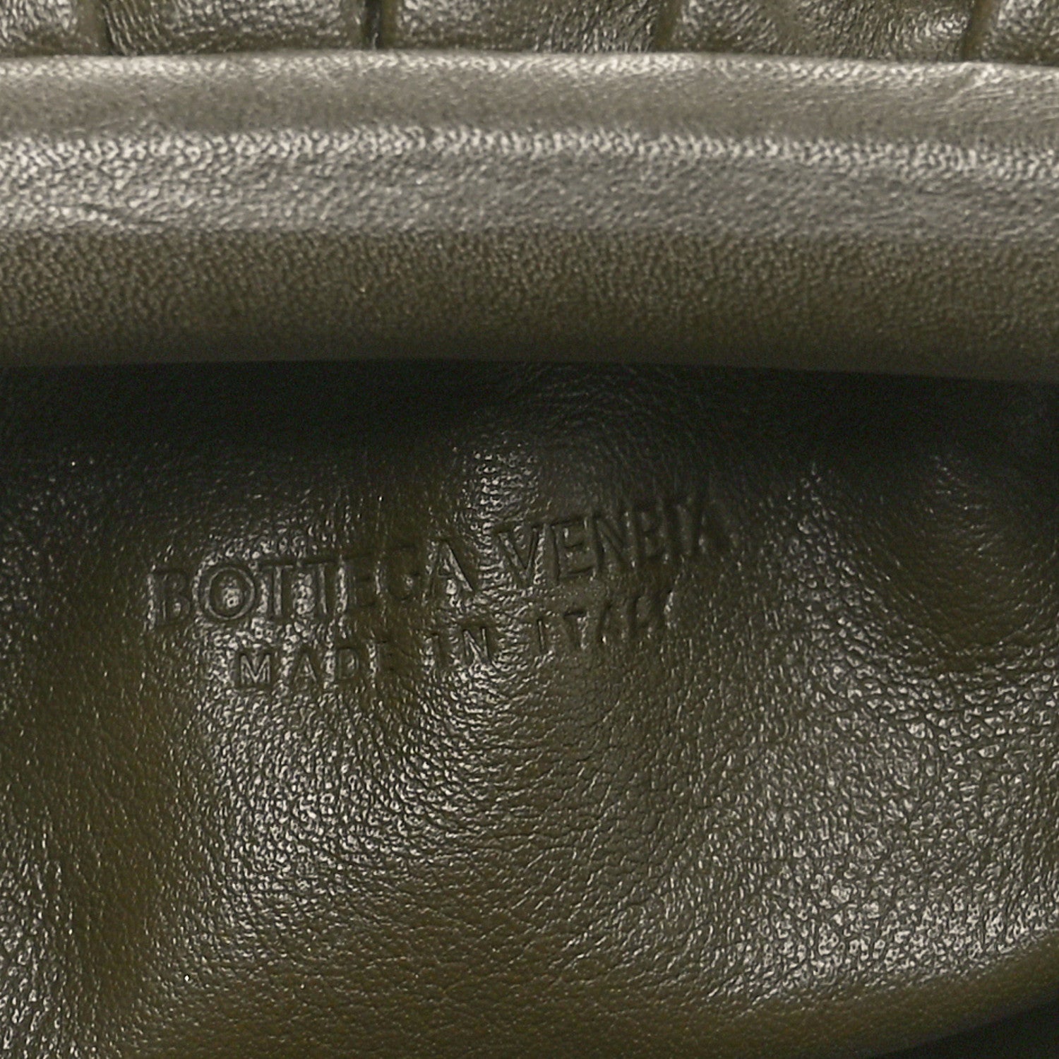 Bottega Veneta Butter Calfskin The Mini Pouch Kaki Fondente 6 of 11