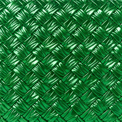 Bottega Veneta Metallic Intrecciato Minaudiere Knot Clutch Green 7 of 9