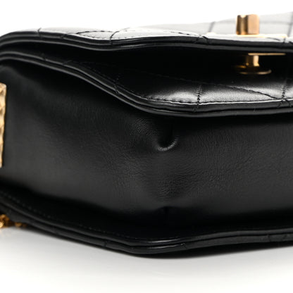 Chanel Lambskin Quilted Small Multiple Chain Flap Black 9 of 12