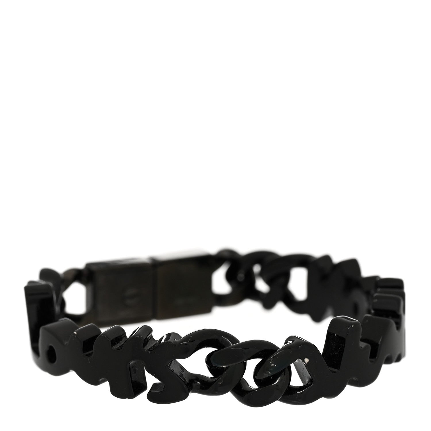 Louis Vuitton Metal Graffiti Bracelet Black 1 of 6