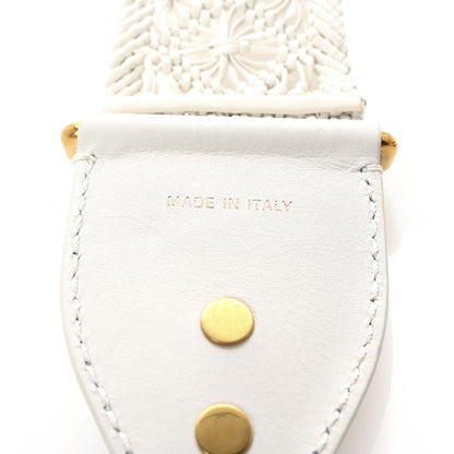 Christian Dior Raffia Woven Shoulder Strap White 4 of 5