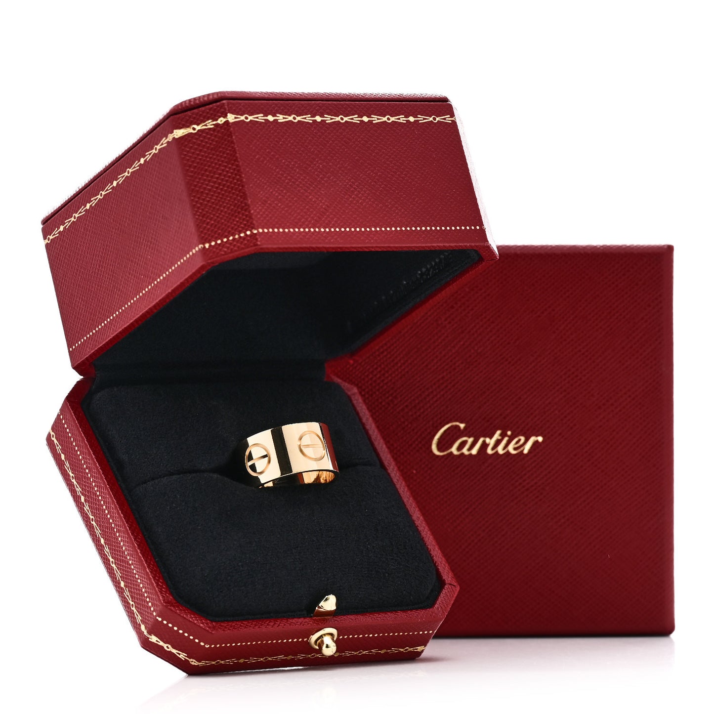 18K Yellow Gold 11mm LOVE Ring 57 8
