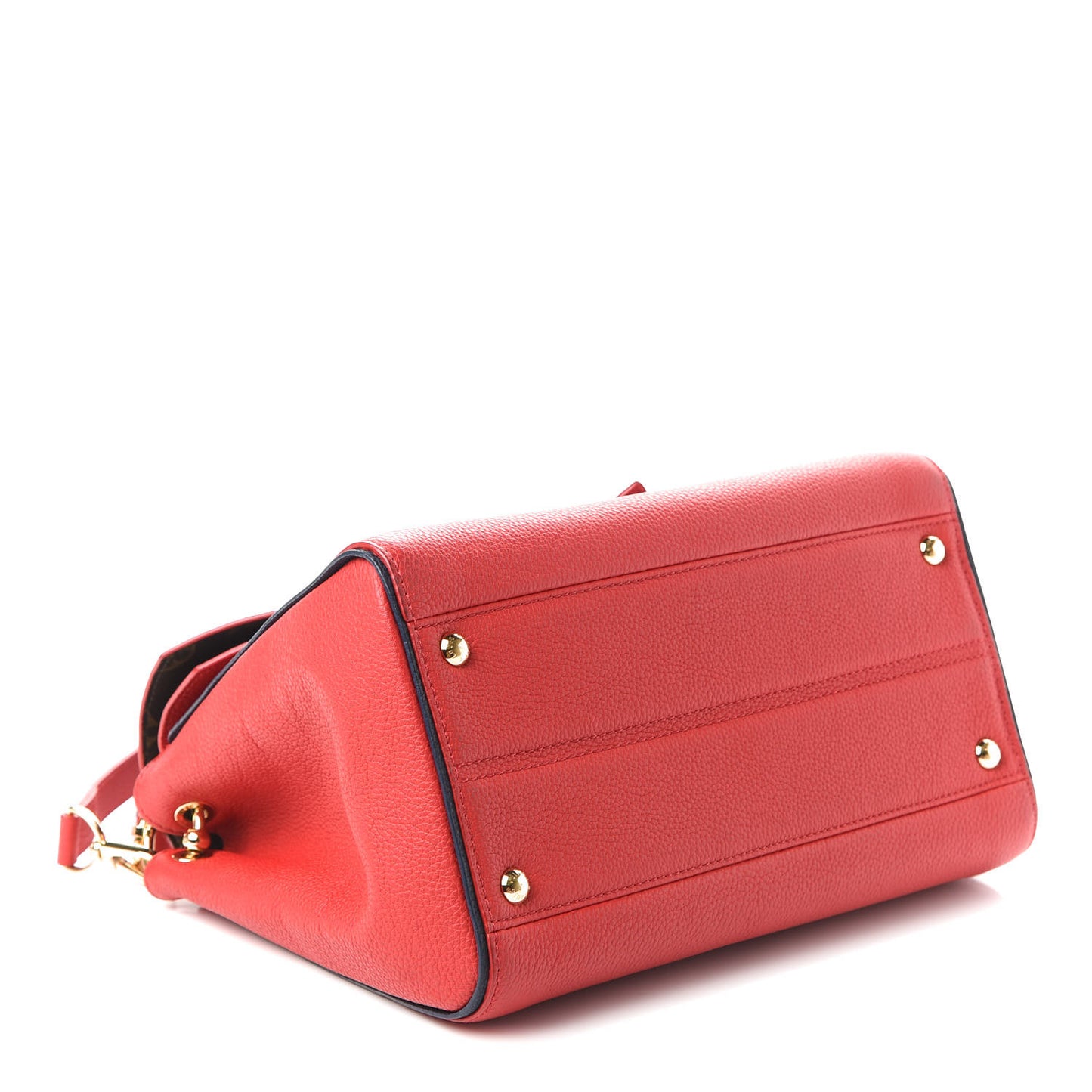 Grained Calfskin Monogram Double V Rubis
