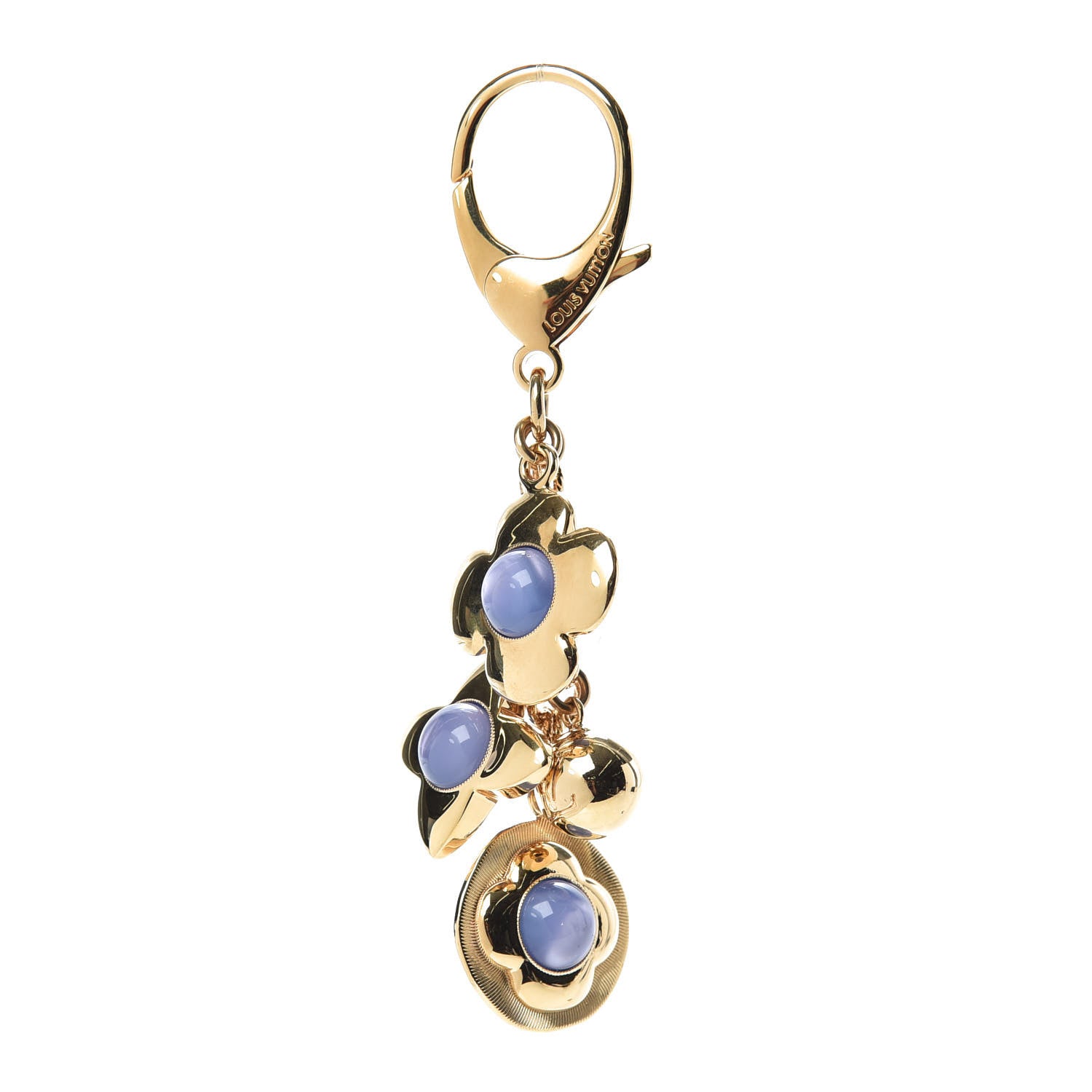 Louis Vuitton Tresor Bag Charm Purple Gold 1 of 3