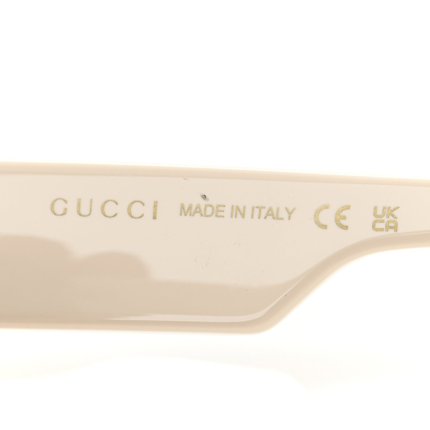 Acetate Square Frame Sunglasses GG1667SK Black White