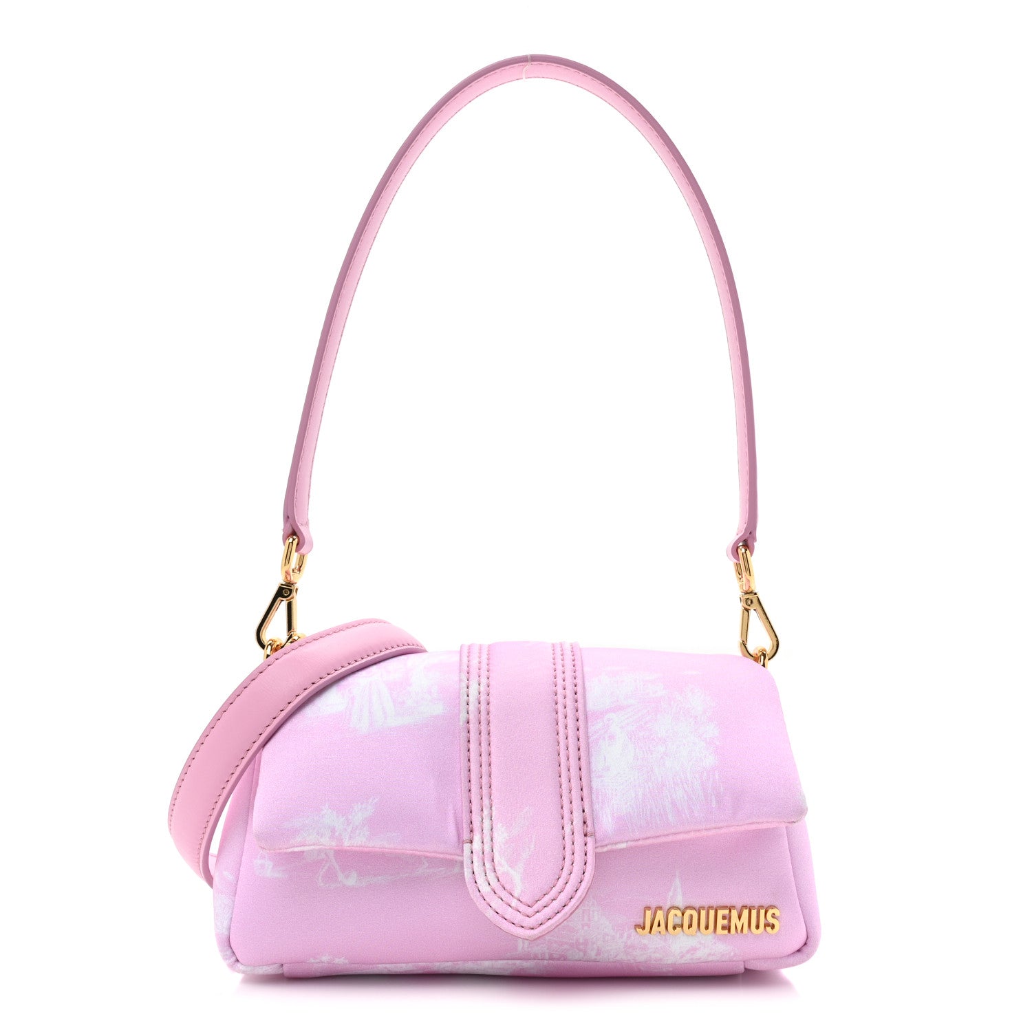 Jacquemus Toile Satin Print Le Petit Bambimou De Jouy Pink 1 of 8