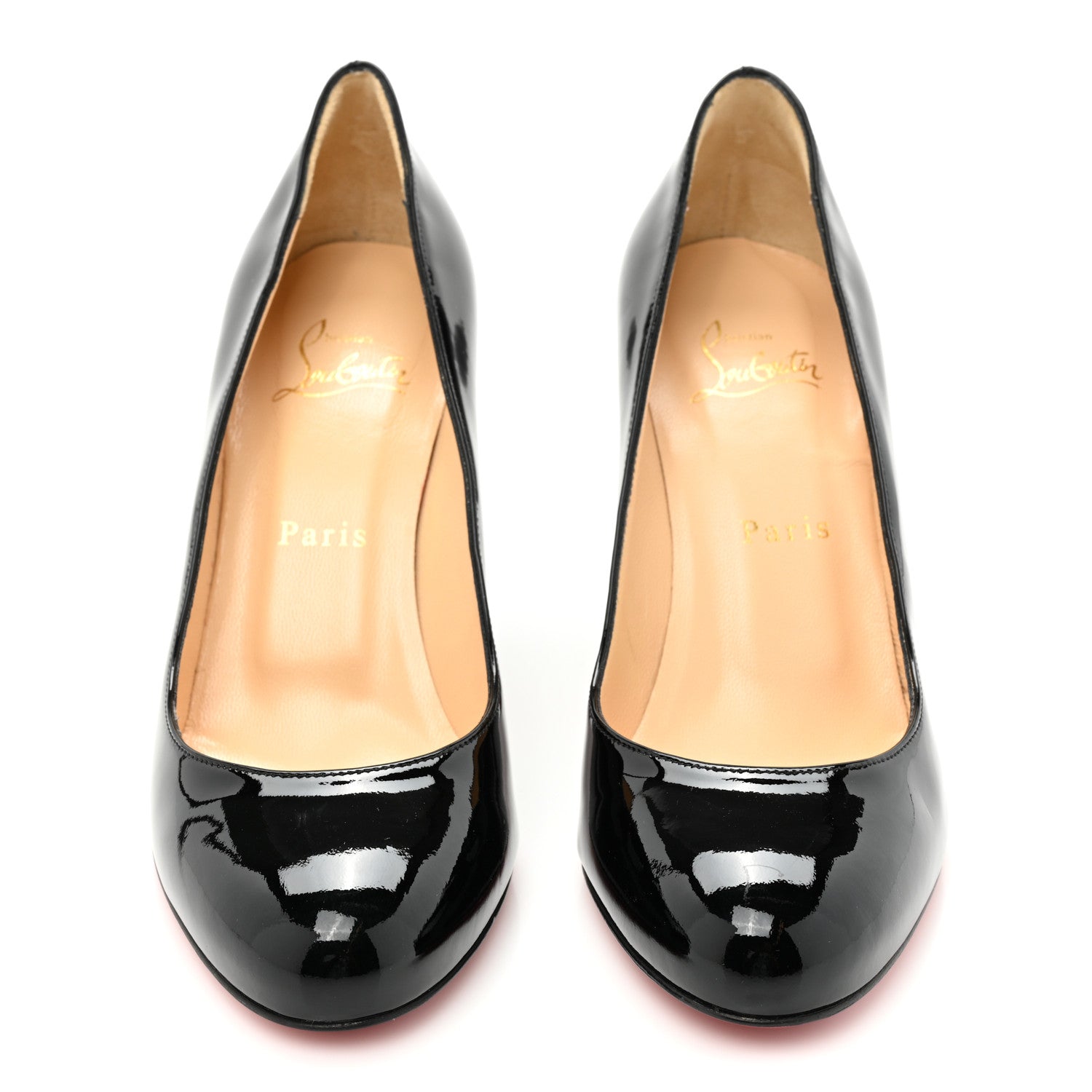 Christian Louboutin Patent Akdooch 85 Pumps 37 Black 2 of 12