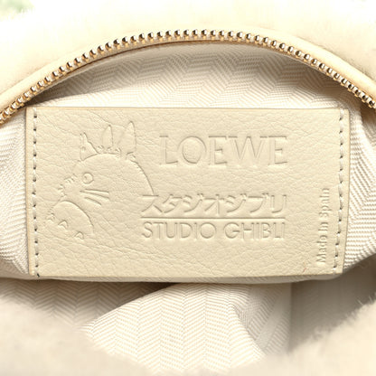 Loewe X HOWLS MOVING CASTLE Shearling Cow Shoulder Bag Multicolor 6 of 8