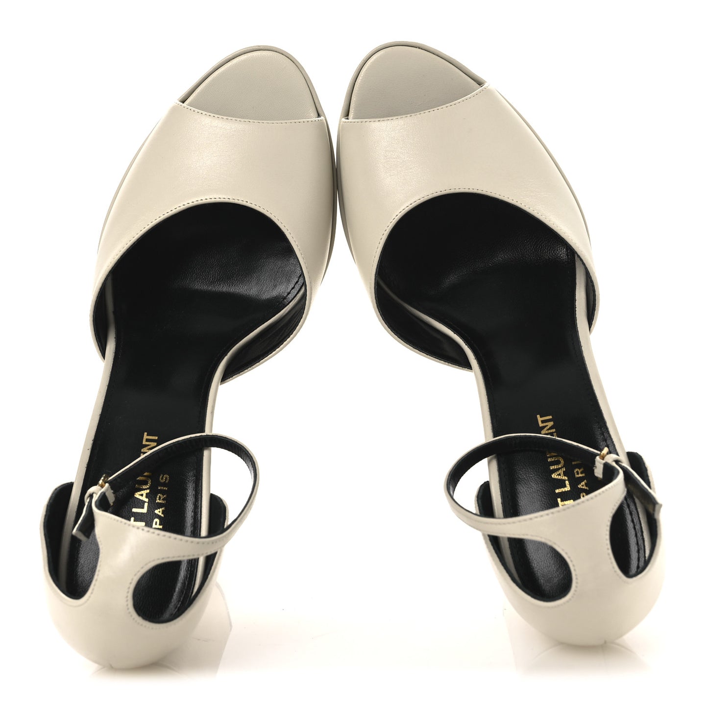 New Belfagor Jodie 95 Platform Sandals 40 Pearl