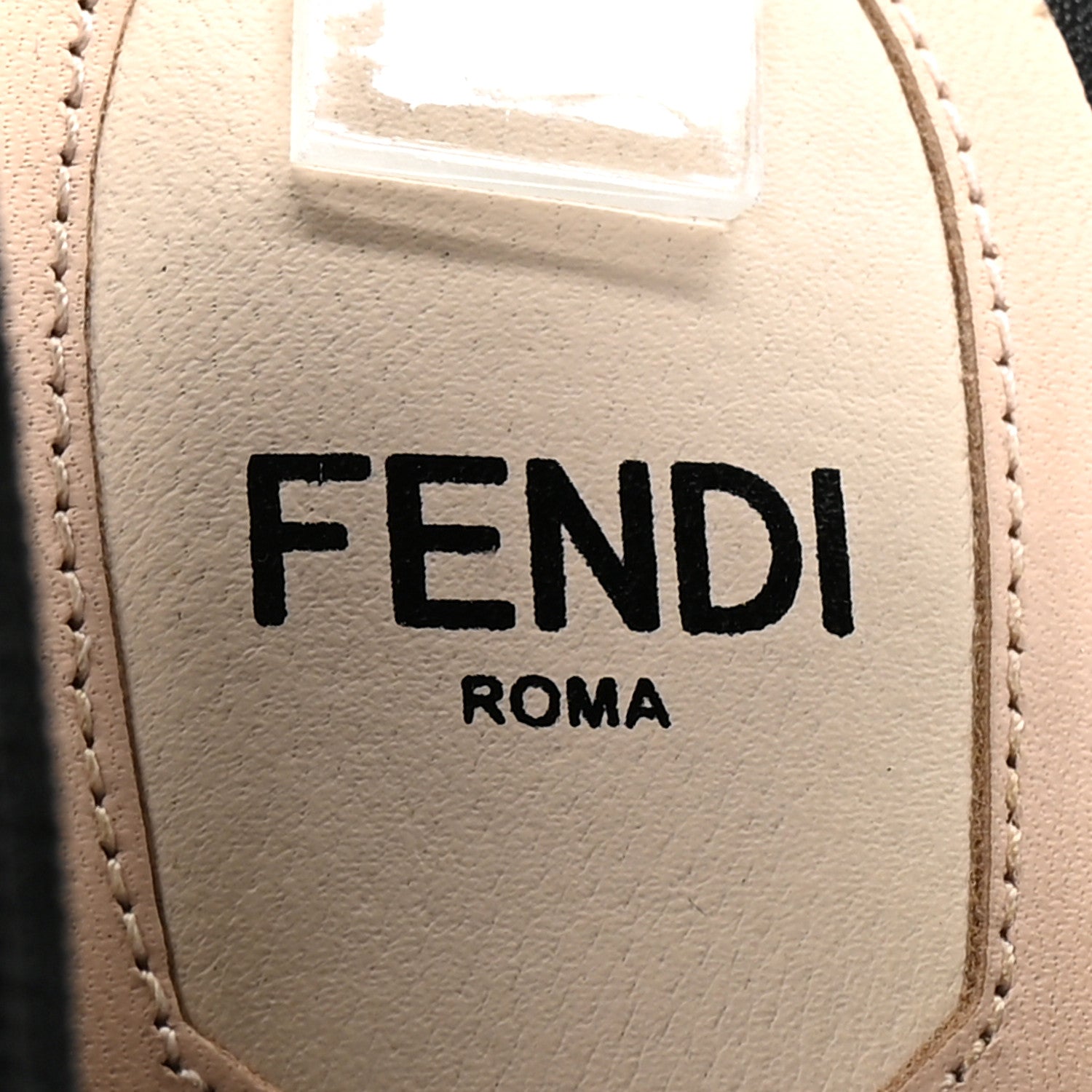 Fendi PVC Vitello FF Colibri 85mm Slingback Pumps 36.5 Transparent Black 8 of 8