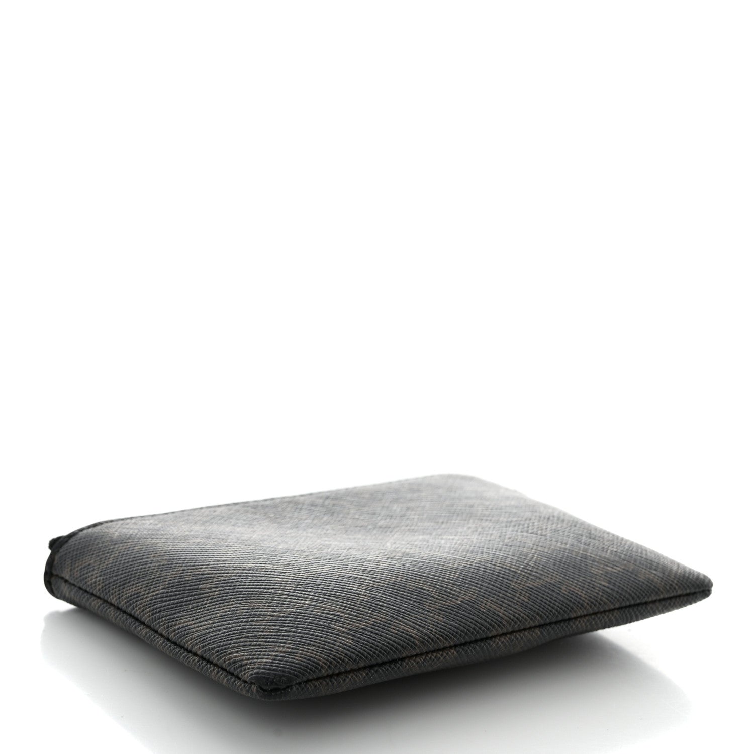 Celine Triomphe Canvas Coin and Card Pouch With Hook Black 4 of 9