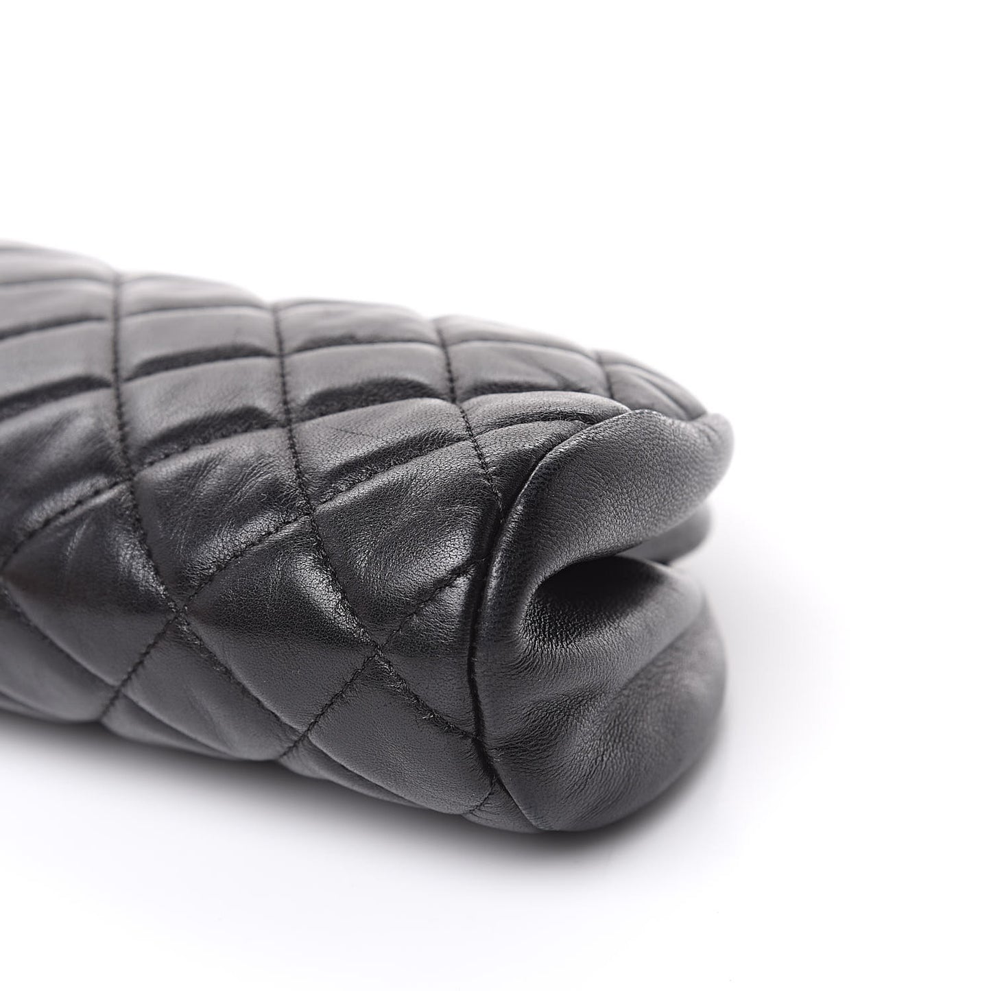 Lambskin Quilted Timeless Clutch Black