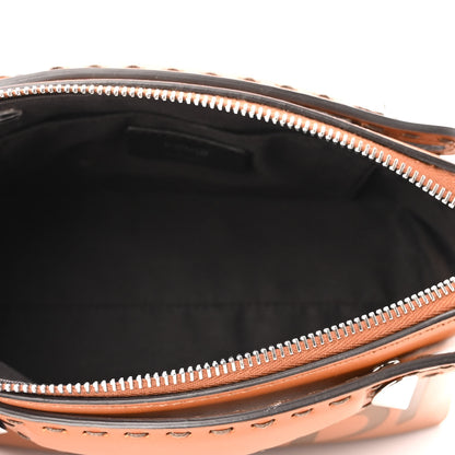 Fendi Vitello King Logo Embossed Mini By The Way Boston Bag Cuoio 5 of 10