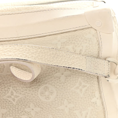 Louis Vuitton Taurillon Monogram Solar Ray Soft Trunk Powder White 12 of 17