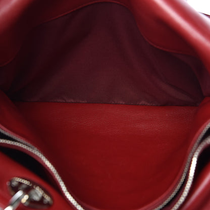 Christian Dior Lambskin Cannage Medium Granville Tote Red 7 of 19