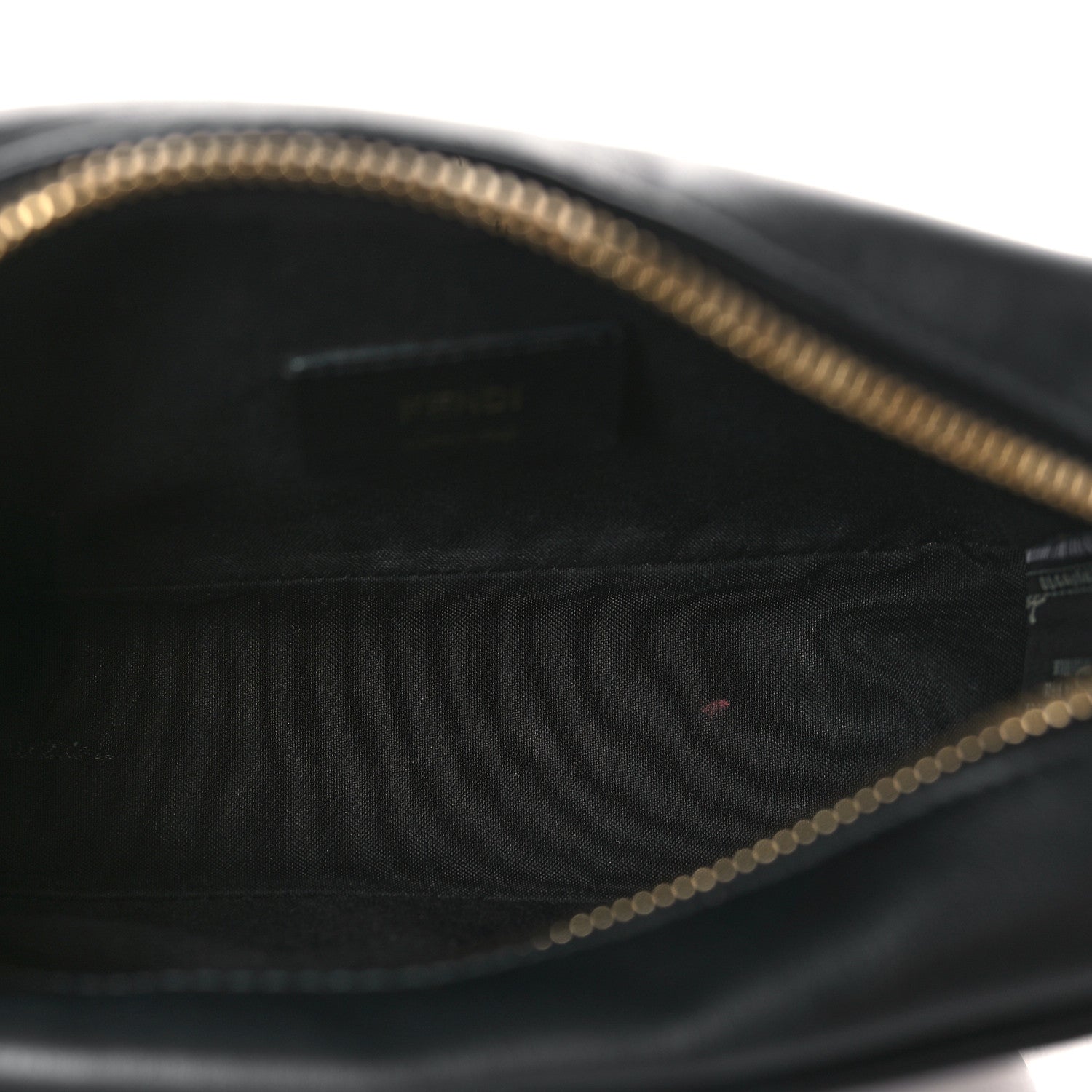 Fendi Vitello Century FF 1974 Embossed Mini Camera Case Black 5 of 9