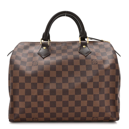 Louis Vuitton Damier Ebene Speedy 30 1 of 10