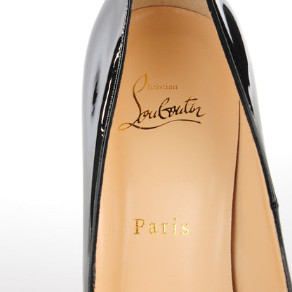 Christian Louboutin Patent Bianca 140 Pumps 39 Black 7 of 8