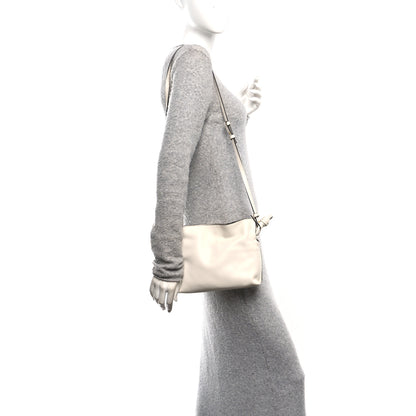 Loewe Calfskin Mini Flamenco Knot Clutch Soft White 2 of 9