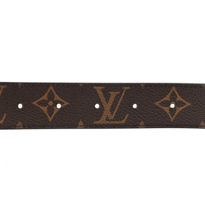 Louis Vuitton Calfskin Monogram 30mm LV Initiales Reversible Belt 90 36 Black 5 of 6