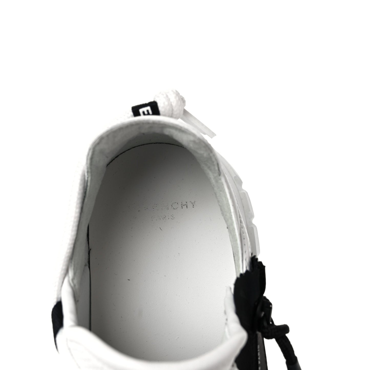 Calfskin Spectre Low Runners Sneakers 37 White Black