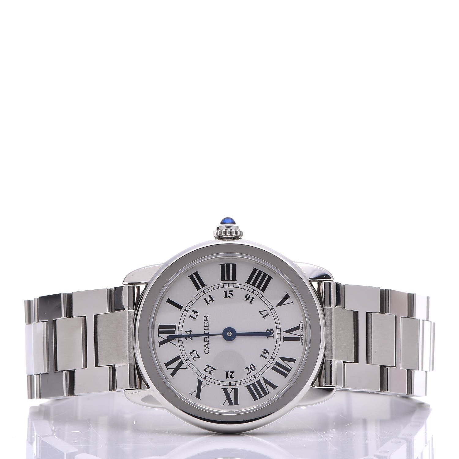 Cartier Stainless Steel 29mm Ronde Solo Quartz Watch 3 of 10