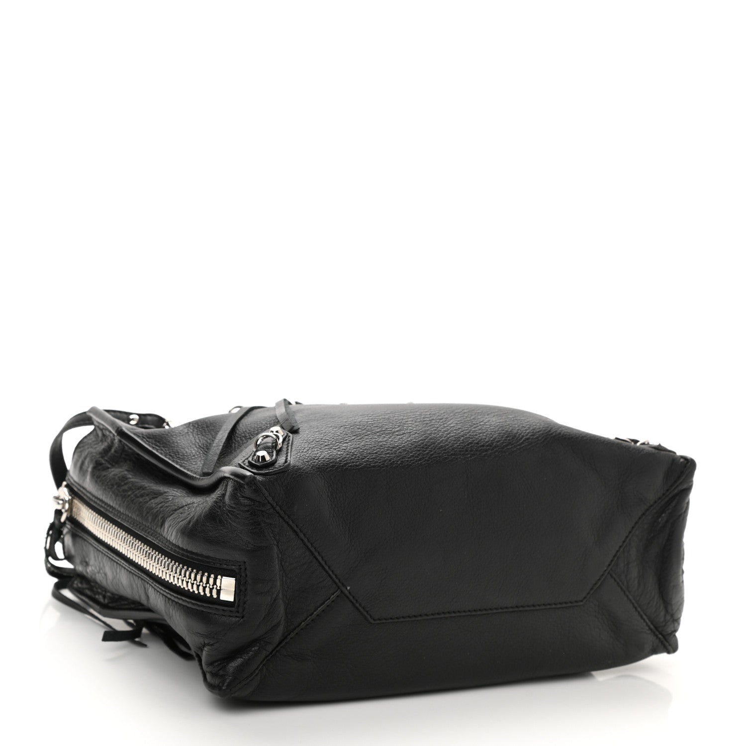 Balenciaga Veau Papier A6 Zip Around Tote Black 4 of 9