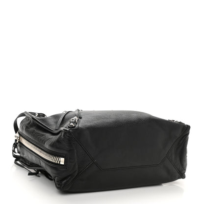 Balenciaga Veau Papier A6 Zip Around Tote Black 4 of 9