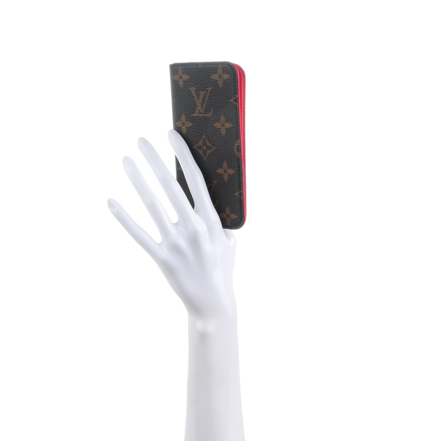 Louis Vuitton Monogram iPhone 6 Folio Case Rouge 2 of 7