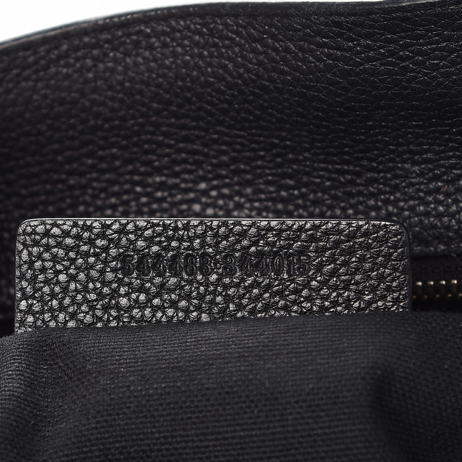 Alexander McQueen Pebbled Calfskin Small Skull Padlock Zip Around Tote Black 8 of 15