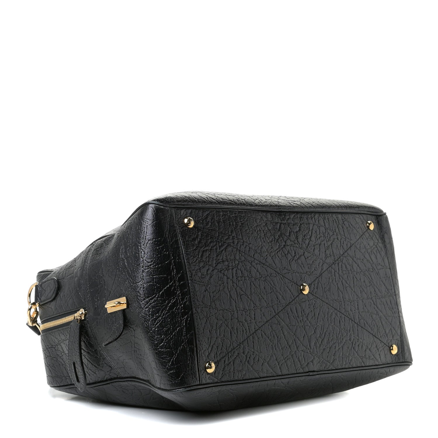 Louis Vuitton Cuir Indra Duffle Bag Black 4 of 15