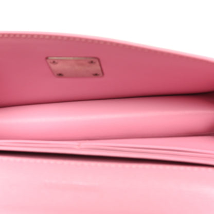 Balenciaga Calfskin Stripe Embossed Gossip Chain Bag XS Candy Pink 5 of 9