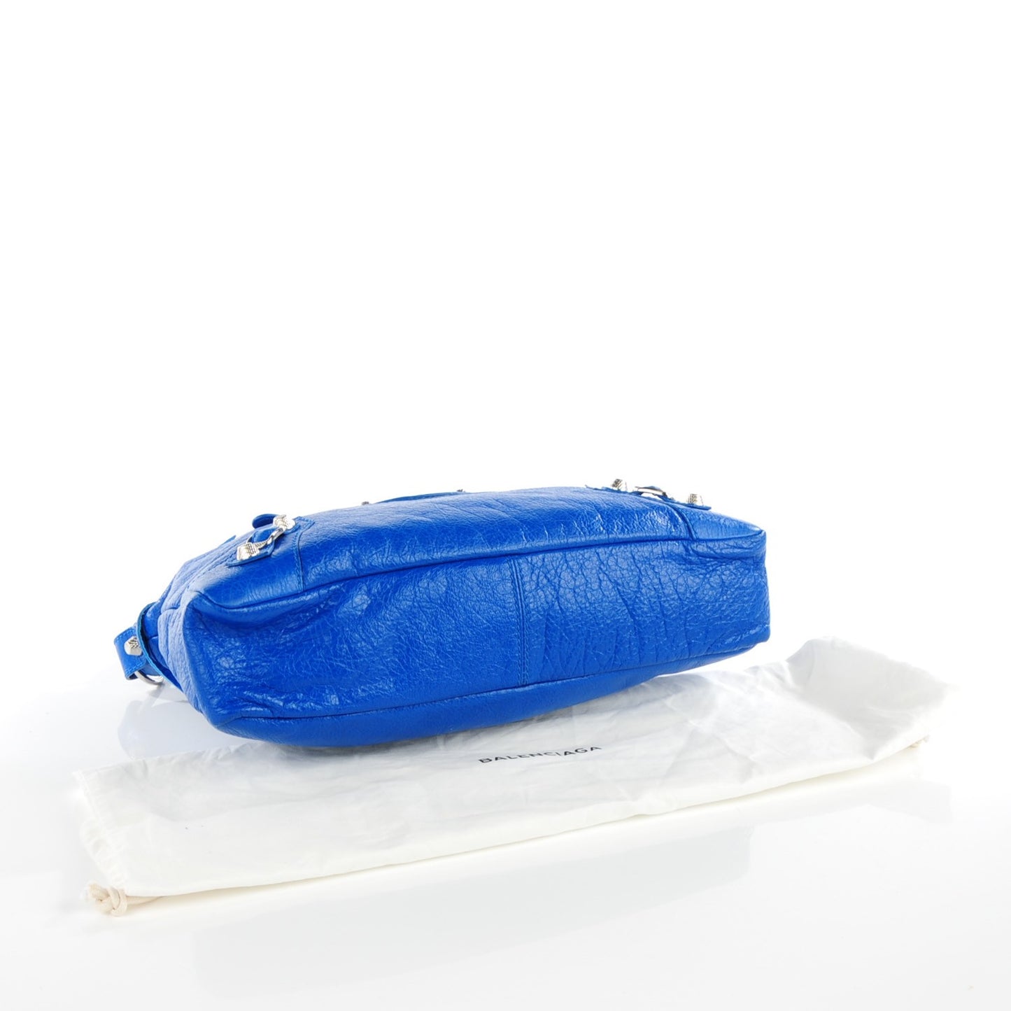 Agneau Giant 12 Silver Hardware Town Bleu Lazuli