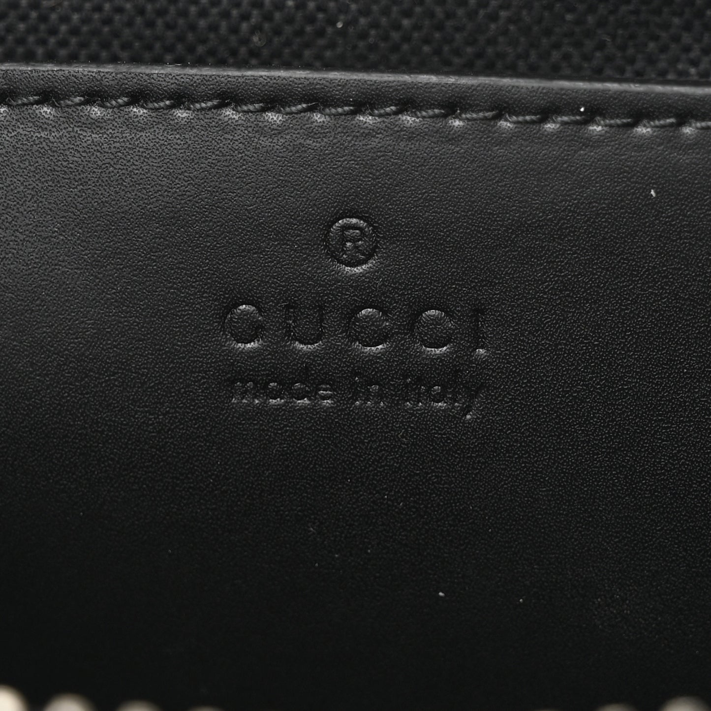 GG Supreme Monogram Web Small Flat Messenger Bag Black Grey