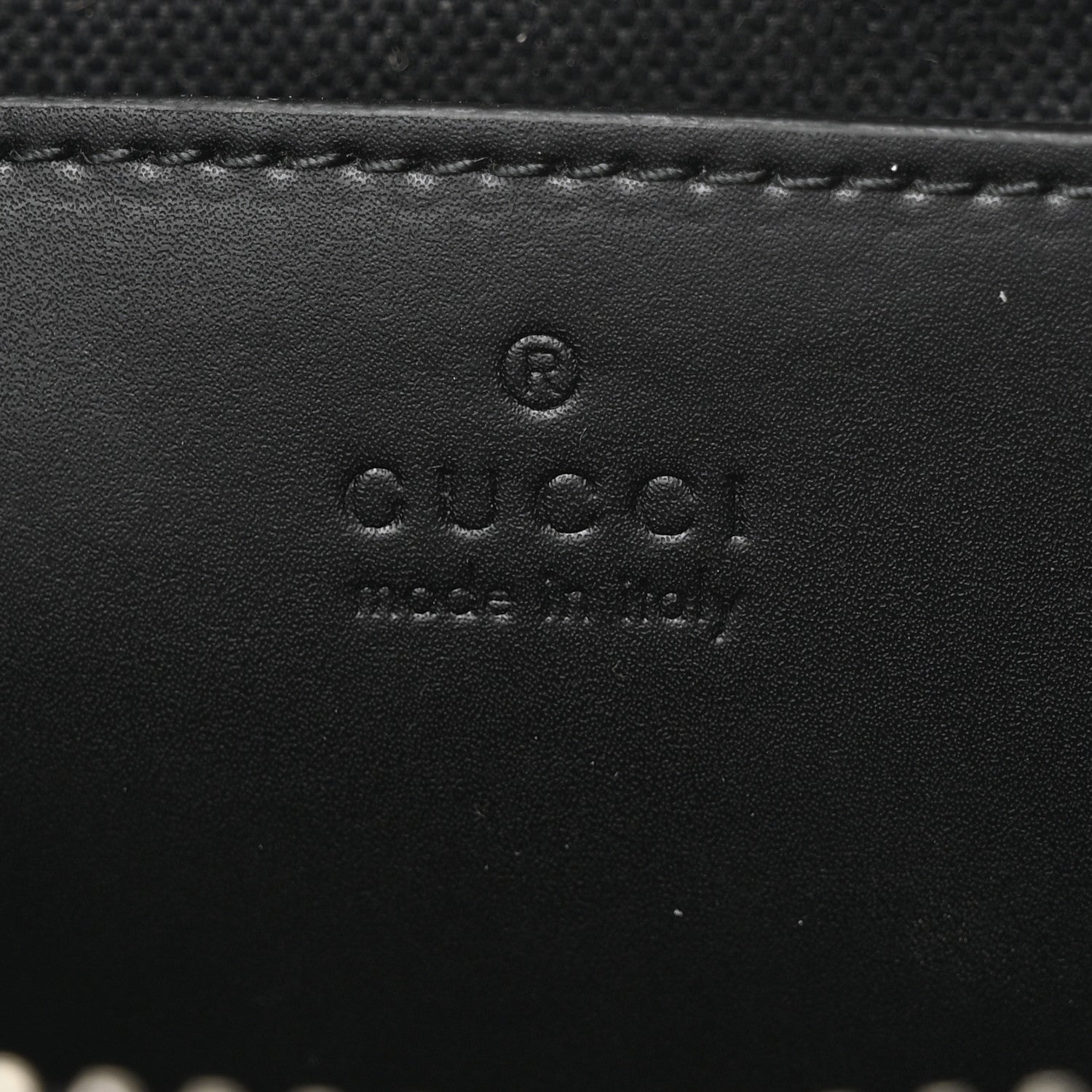 Gucci GG Supreme Monogram Web Small Flat Messenger Bag Black Grey 6 of 10