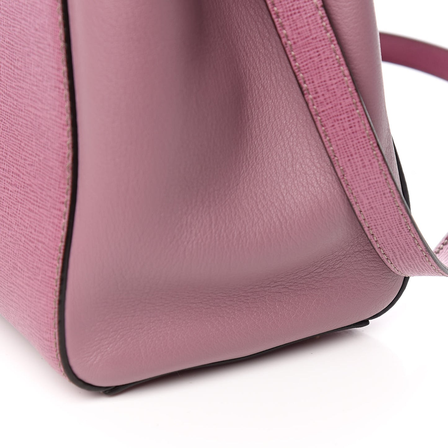 Vitello Elite Flamingo Petite 2Jours Tote Lilla Glicine