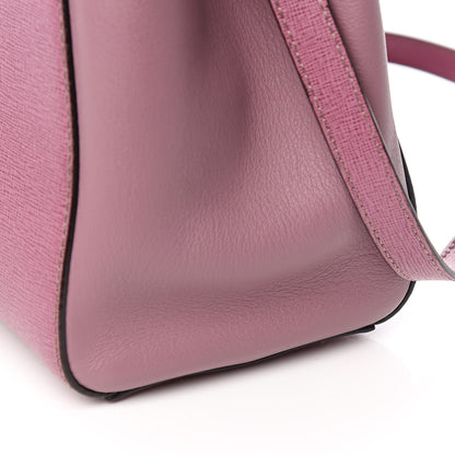Fendi Vitello Elite Flamingo Petite 2Jours Tote Lilla Glicine 12 of 12