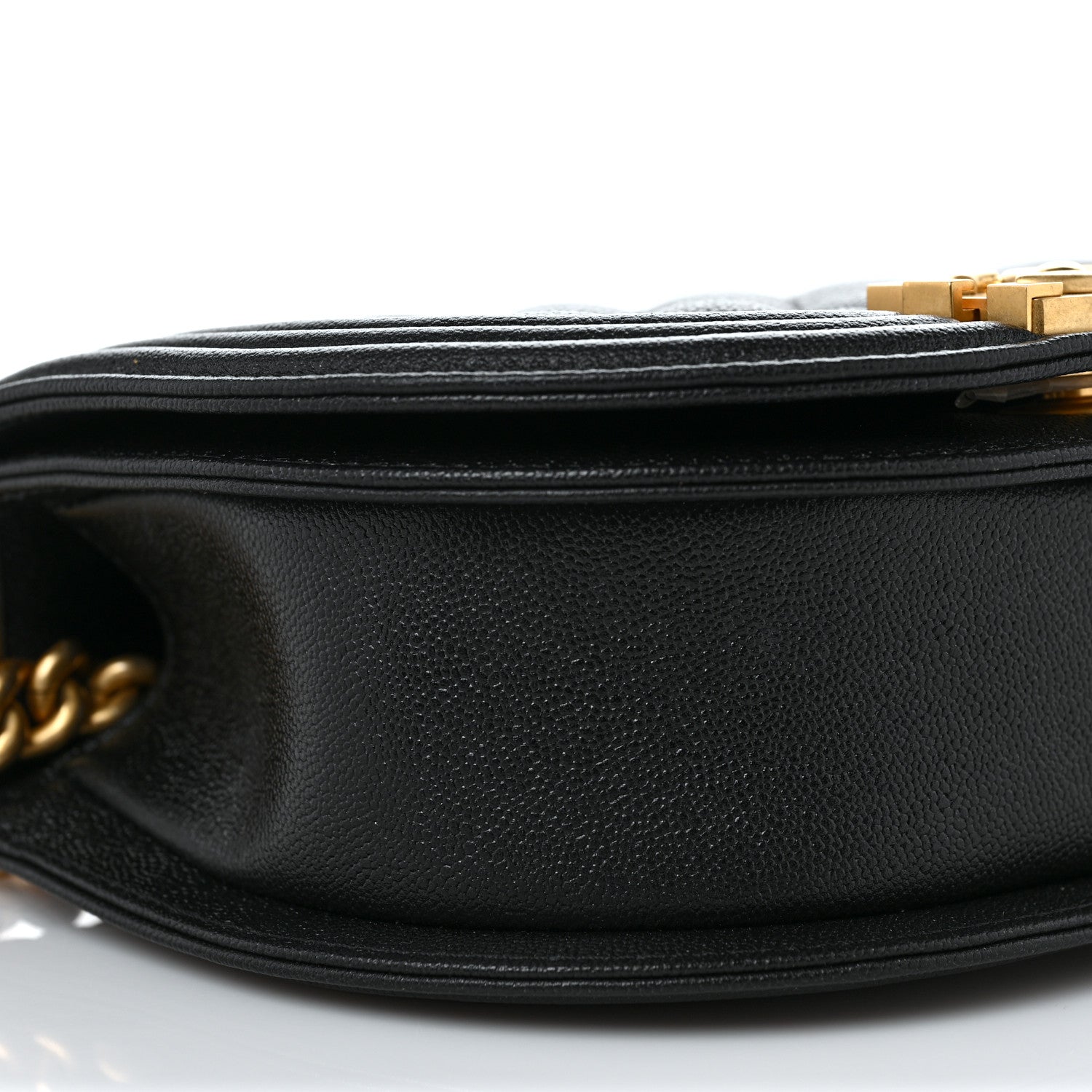 Chanel Caviar Quilted Small Boy Messenger Bag Black 8 of 9