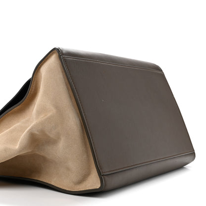 Celine Calfskin Suede Tri-color Large Trapeze Olive 9 of 16