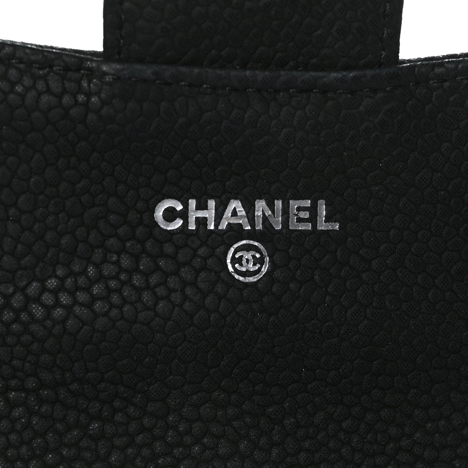 Chanel Iridescent Caviar Quilted Coin Purse Black 7 of 9
