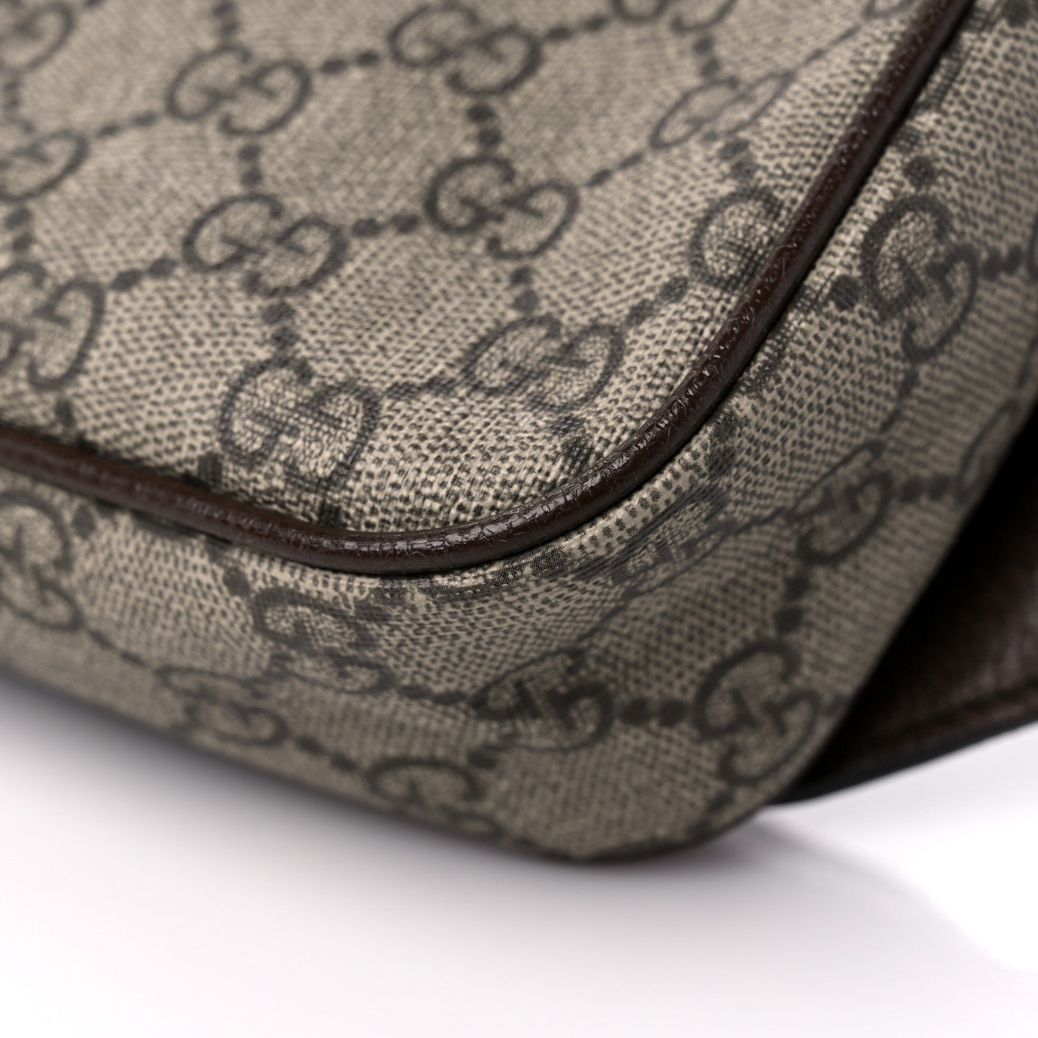 Gucci Soft GG Supreme Monogram Medium Ophidia Belt Bag Dark Brown 9 of 16