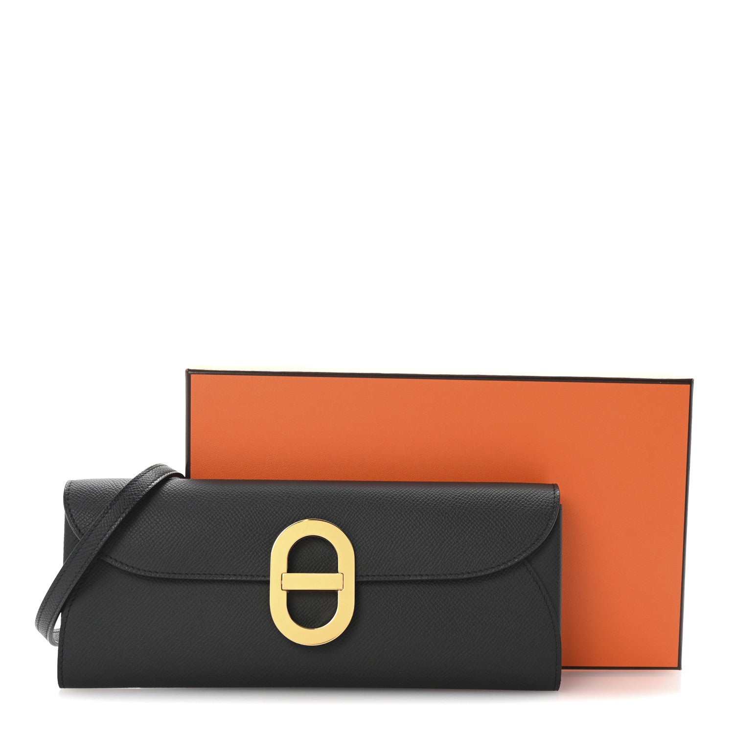 Hermes Epsom Maillon Wallet To Go Black 10 of 10