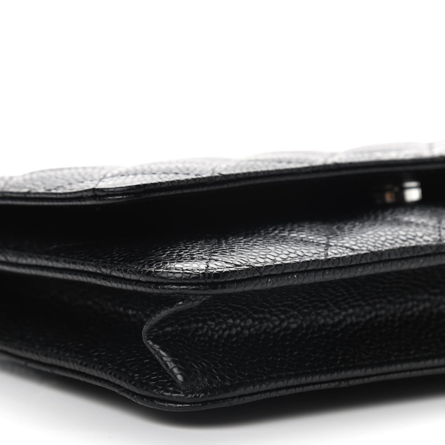 Chanel Caviar Quilted Wallet On Chain WOC Black 9 of 10