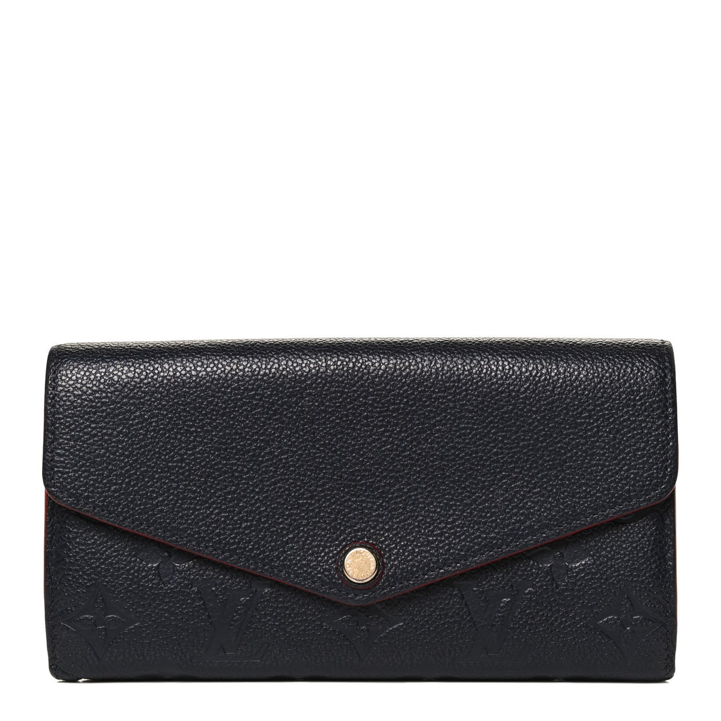 Empreinte Sarah Wallet NM Marine Rouge