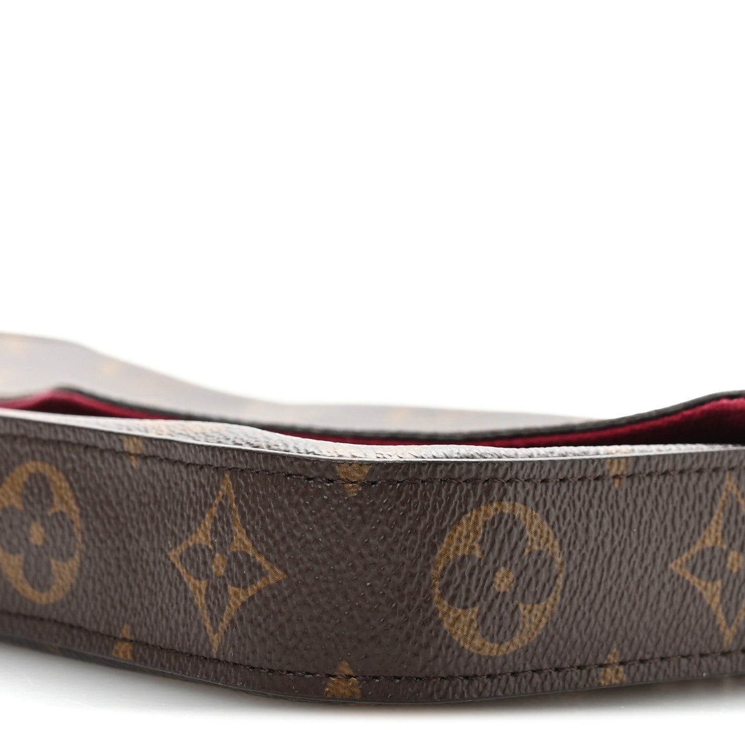 Louis Vuitton Monogram Pochette Felicie Chain Wallet Fuchsia 12 of 14