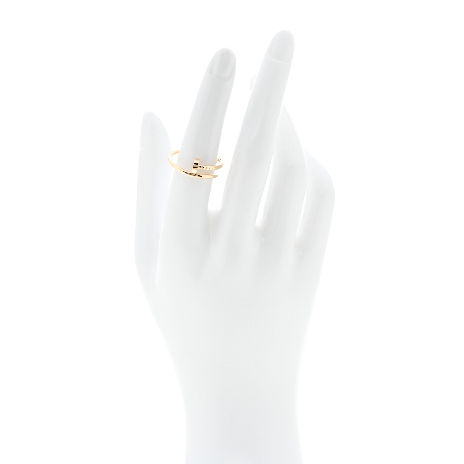 Cartier 18K Yellow Gold Small Juste Un Clou Ring 54 7 2 of 6