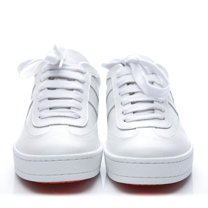 Hermes Epsom Womens Boomerang Sneakers 37 White 2 of 10